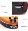 Picture of Hybrid electric acoustic guitar built in effect portable travel silent