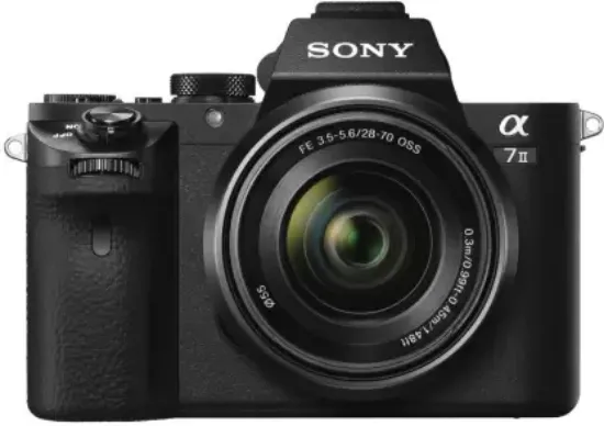 Picture of SONY Alpha 7 II Full Frame Mirrorless Camera Body with 28-70 mm Lens  (Black)