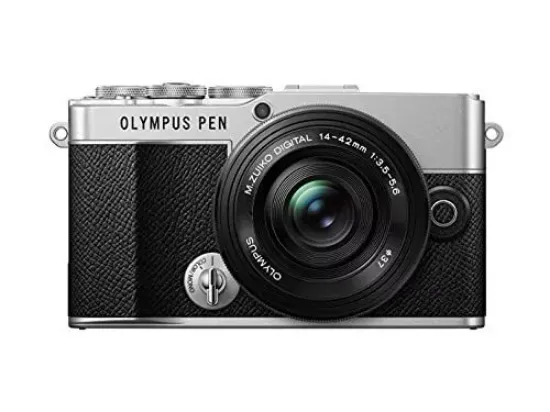 Picture of OLYMPUS PEN E-P7 Digital Mirrorless Camera 14-42mm EZ Lens Kit SILVER 4/3 sensor camera