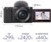 Picture of Sony Alpha ZV-E10 24.2MP Mirrorless Camera - BLK, WhitE PZ 16-50mm f/3.5-5.6 OSS