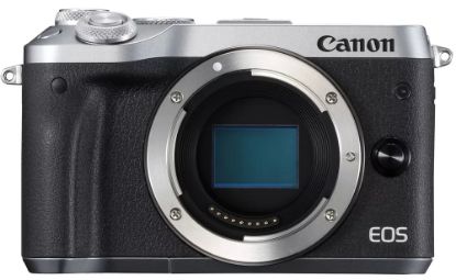 Picture of Canon EOS M6 Mirrorless Camera (Silver) [Body Only] - Compact and Versatile Design