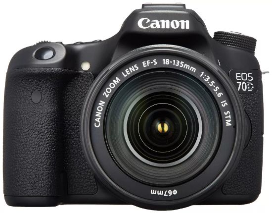 Picture of Canon Digital SLR camera EOS70D Lens Kit EF-S18-135mm F3.5-5.6 IS STM attached B