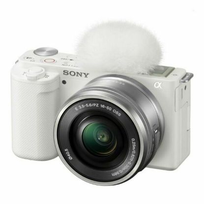 Picture of Sony Alpha ZV-E10 24.2MP Mirrorless Camera - White (E PZ 16-50mm f/3.5-5.6 OSS) camera